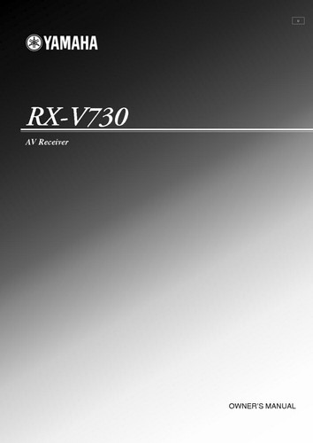Yamaha v730 ricevitore - yamaha, rx-v730