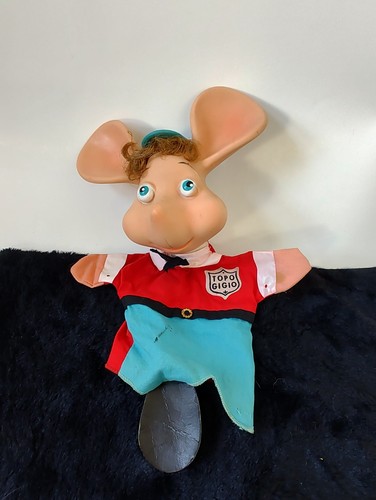 Vtg topo gigio hand puppet - topo,