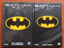 BATMAN DAY 2020  e 2023 GIU' IL MANTELLO E SU LA MASCHERA e AMICI E NEMICI