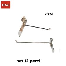 x 12 Pezzi Gancio Ganci Ferro