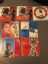 7x Brochure Pubblicitarie