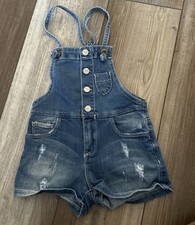 Salopette pantaloncino denim
