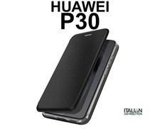 Flip Cover per Huawei P30 Custodia a Portafoglio Magnetica + Proteggi Schermo