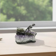 Statuina operaio cristallo - , di