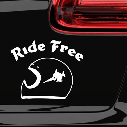 Adesivo auto bici sticker ride - adesivo,