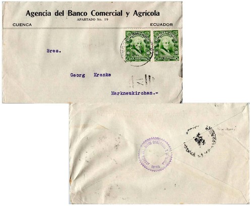 Ecuador 10c moreno - moreno, c1925