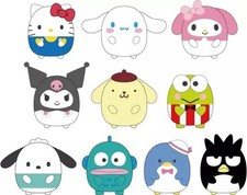 Set di 10 bambole di peluche