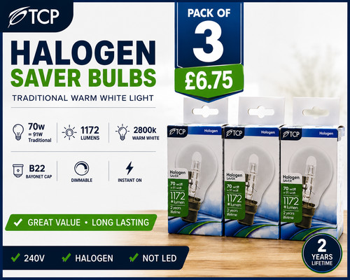 Tcp lampadine alogene saver - lampadine,