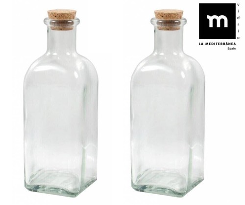 Olive oil glass bottles with