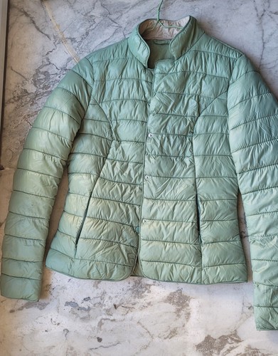Giacca trapuntata donna verde