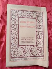 La poesia religiosa del popolo italiano. Vecchi canti religiosi popolari