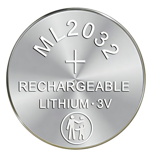 Batteria ricaricabile ml2032 - ricaricabile,