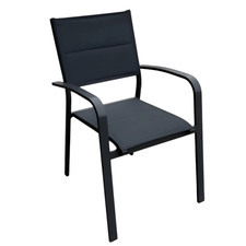 SEDIA IN ALLUMINIO ANTRACITE E