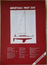 BENETEAU  FIRST 305  -  BROCHURE DEL 1985