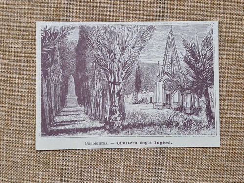 Bordighera nell 800 cimitero - nell'800,