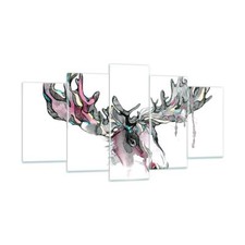 Quadro su Vetro 160x85cm Moose