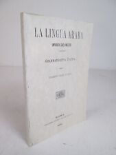 1888 LINGUA ARABA ARABO GRAMMATICA PRATICA VIAGGIATORI ITALIANI ED. PERINO SC81