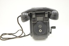 Telefono a Disco PEREGO Milano da Muro a Manovella in Bachelite Vintage