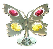 FARFALLA ARGENTATA CRYSTOCRAFT