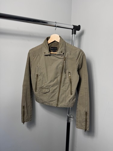 Giacca moto donna verde cachi - donna,