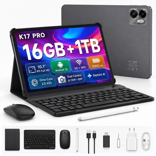 Tablet k17 pro android - tablet, 10.1”