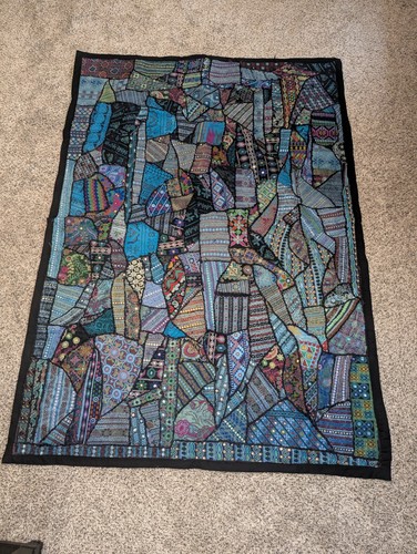 Arazzo patchwork indiano fatto