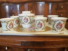 servizio da 6 caffè con vassoio Limoges porcellain de prestige vintage mai usato