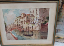 MARCO TEODORO MOROSINI  1898-? VENEZIA--- 4  VEDUTE ACQUARELLI -