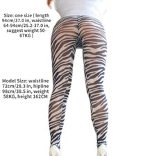 Leggings donna maglia righe