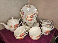 Vintage floral tea set 21 - floral,