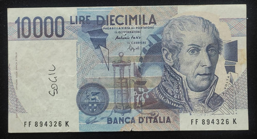 10000 lire volta - 10000,