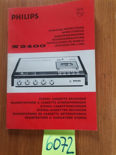 Philips n2400 stero cassette - n2400,