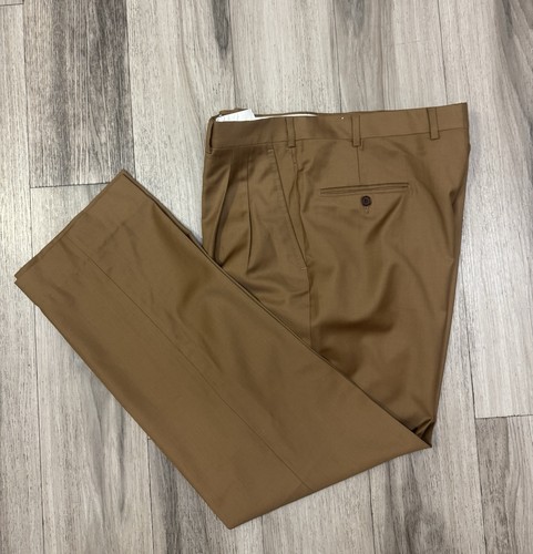 Isaia napoli brown solid wool - brown,