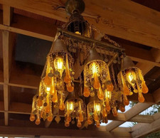 Lampadario vintage goccioline