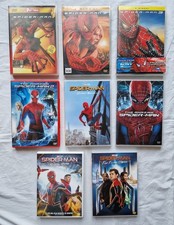 SPIDER-MAN COLLEZIONE SAGA 8 DVD FILM L'UOMO RAGNO MARVEL NO FUMETTO