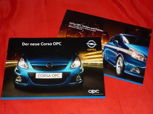 Opel corsa opc depliant - d,