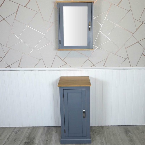 Mobile bagno grigio piccolo