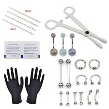 1Set Body Piercing Tools Kit