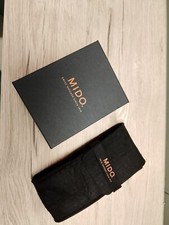 MIDO SCATOLA E POCHETTE PORTA OROLOGI ORIGINALI