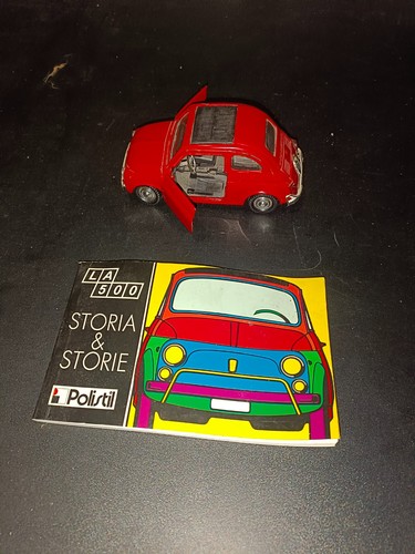 Fiat 500 polistil rossa con - fiat,