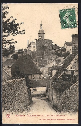 Cpa bourbon archambault - cpa, bourbon-l´archambault