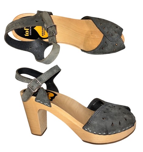 Scarpe sandalo zoccoli pelle