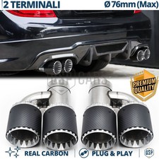 2 TERMINALI Scarico Auto DOPPI