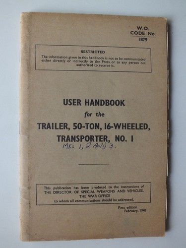 User handbook for the trailer - user,