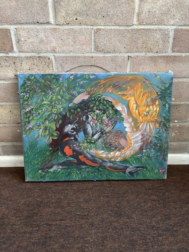 Quadro olio figurativo