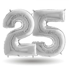 Pallone compleanno numero 25