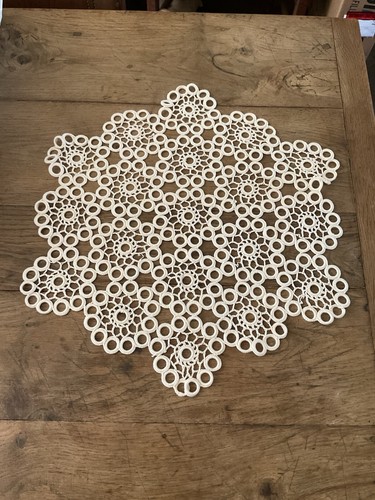 Vintage handmade lace tatted - lace,
