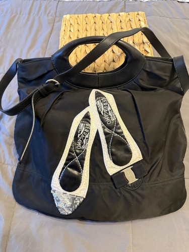 Salvatore ferragamo nylon nero - ferragamo,