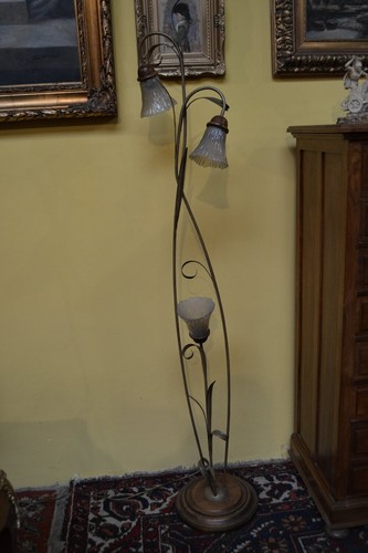 Lampada terra rame a - terra,