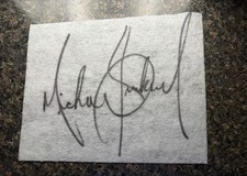 Enorme autografo Michael